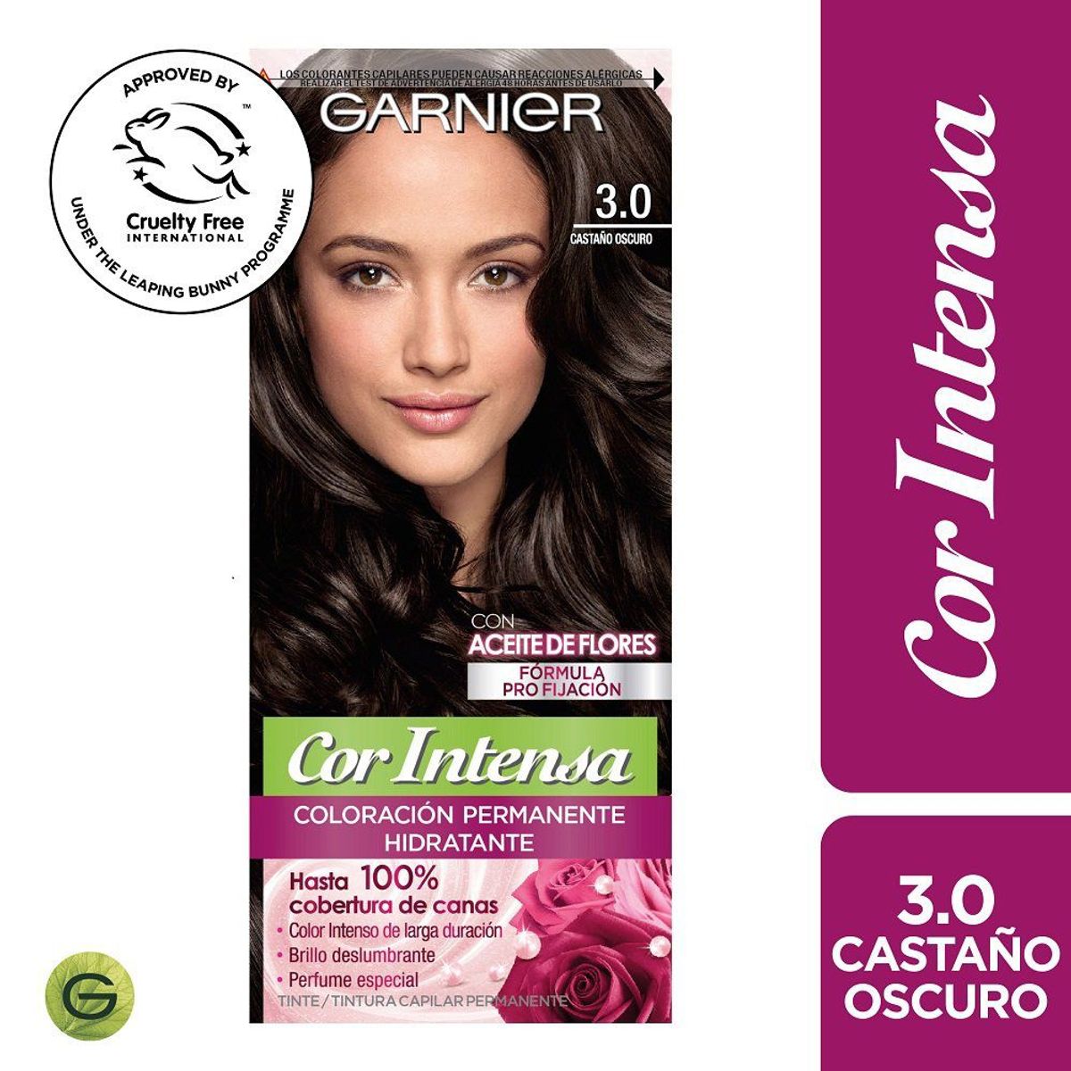 COR INTENSA - Tintura Tono 3.0 Castaño Oscuro