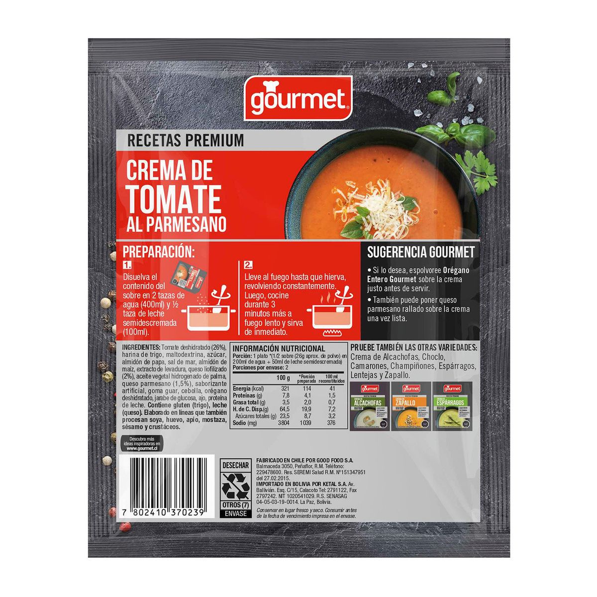 GOURMET - Crema Tomate al Parmesano 0