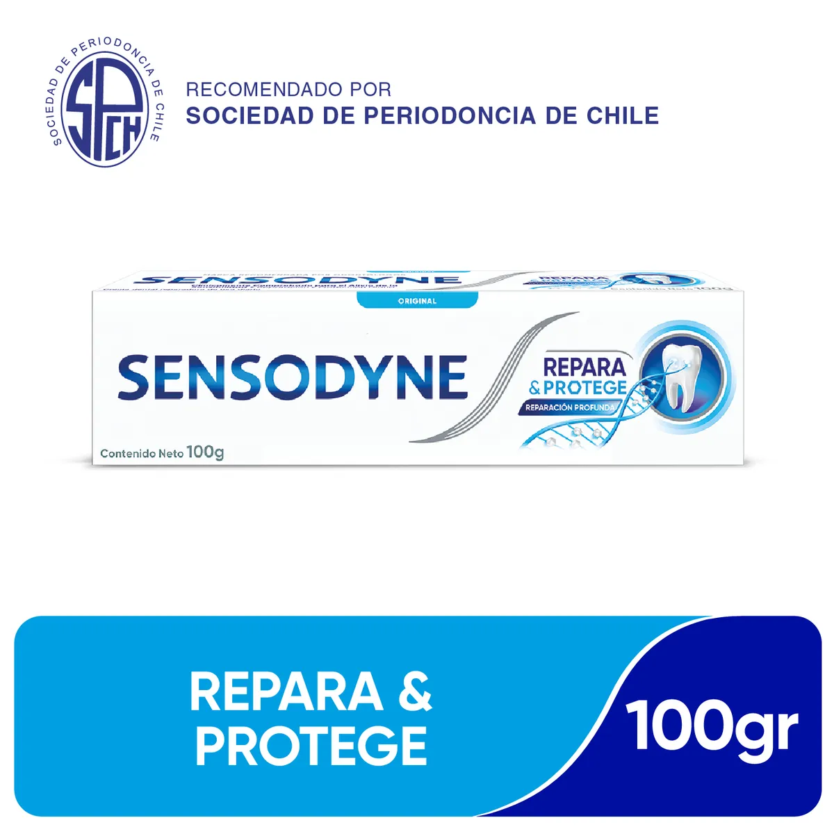 SENSODYNE - Pasta de Dientes Repara & Protege Sensodyne 100 g