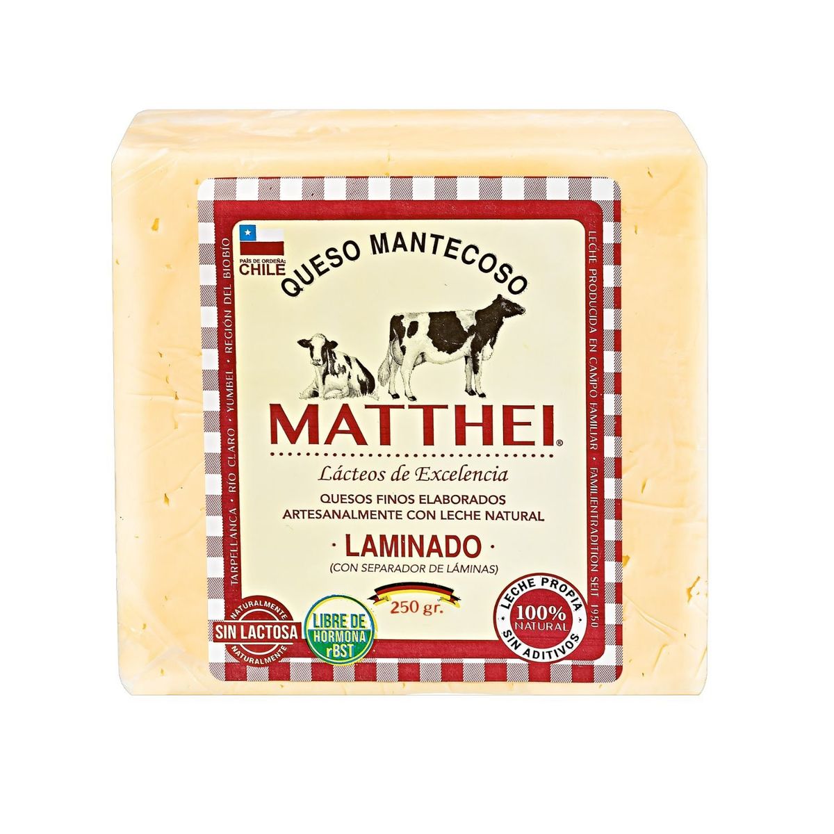 MATTHEI - Queso Mantecoso Laminado
