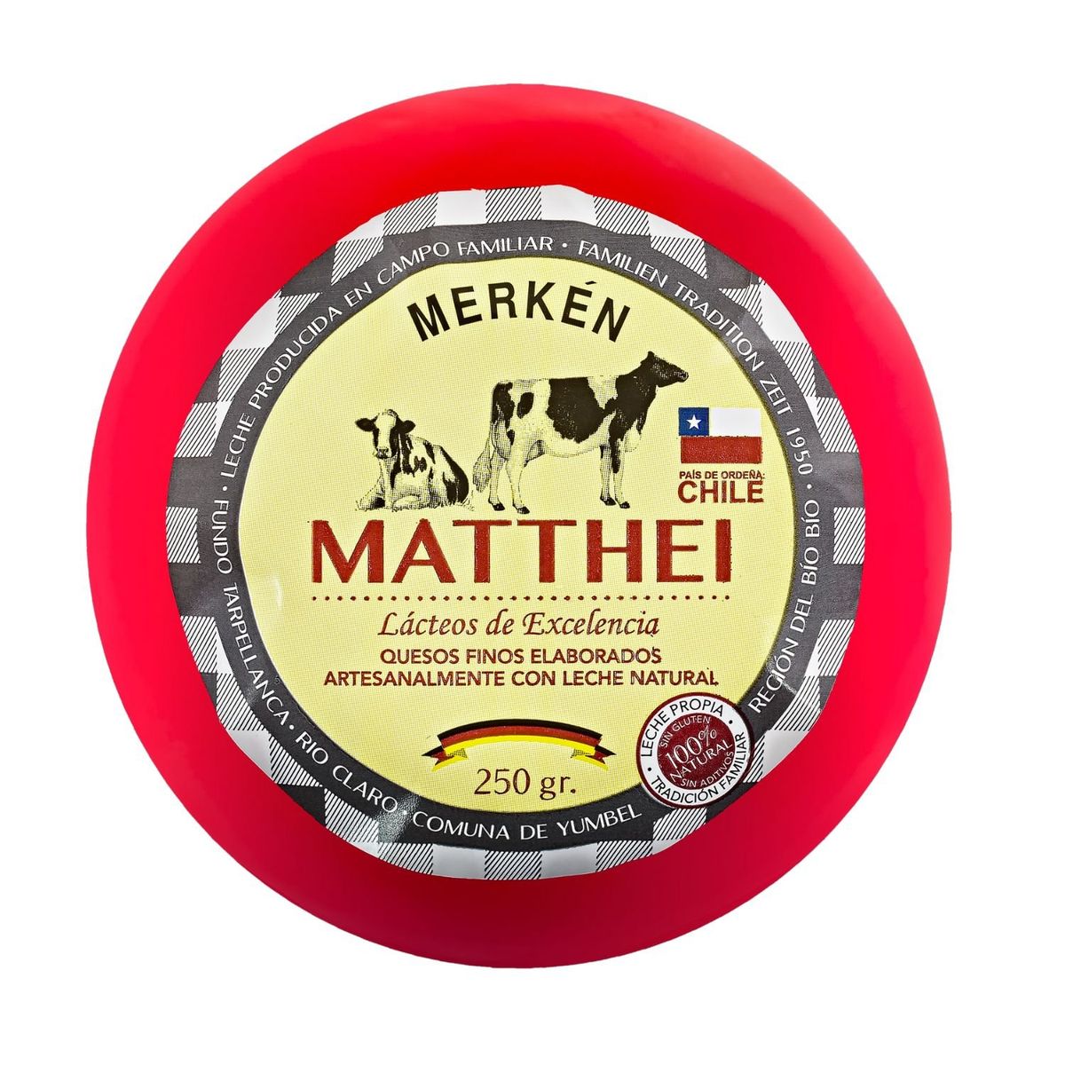 MATTHEI - Queso Especias Sabor Merquén Matthei 250 g