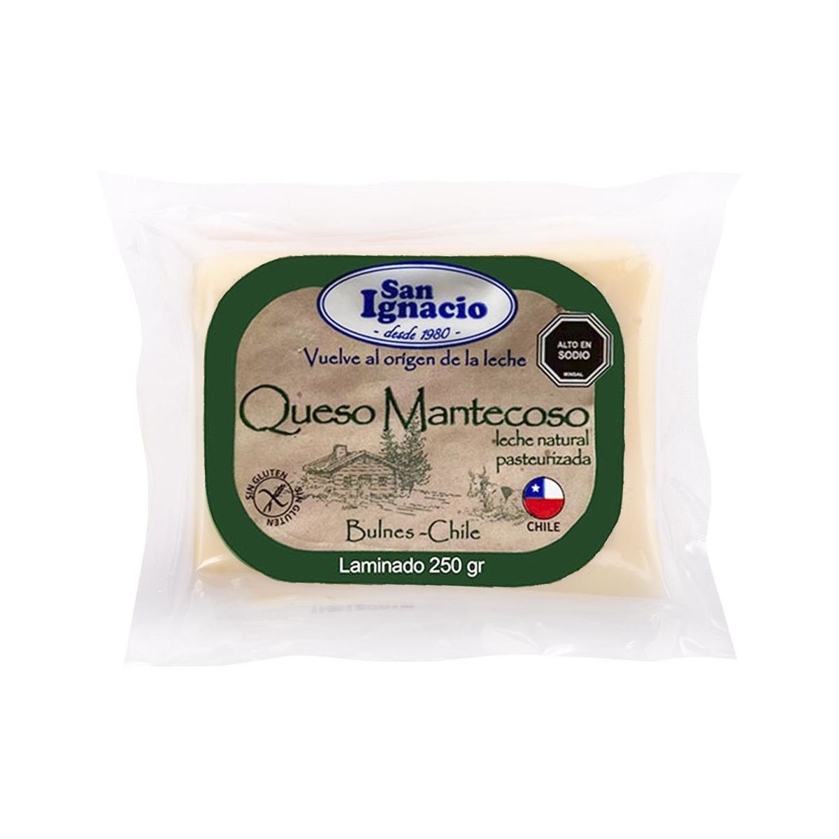 SAN IGNACIO - Queso mantecoso laminado 250 gr. san ignacio