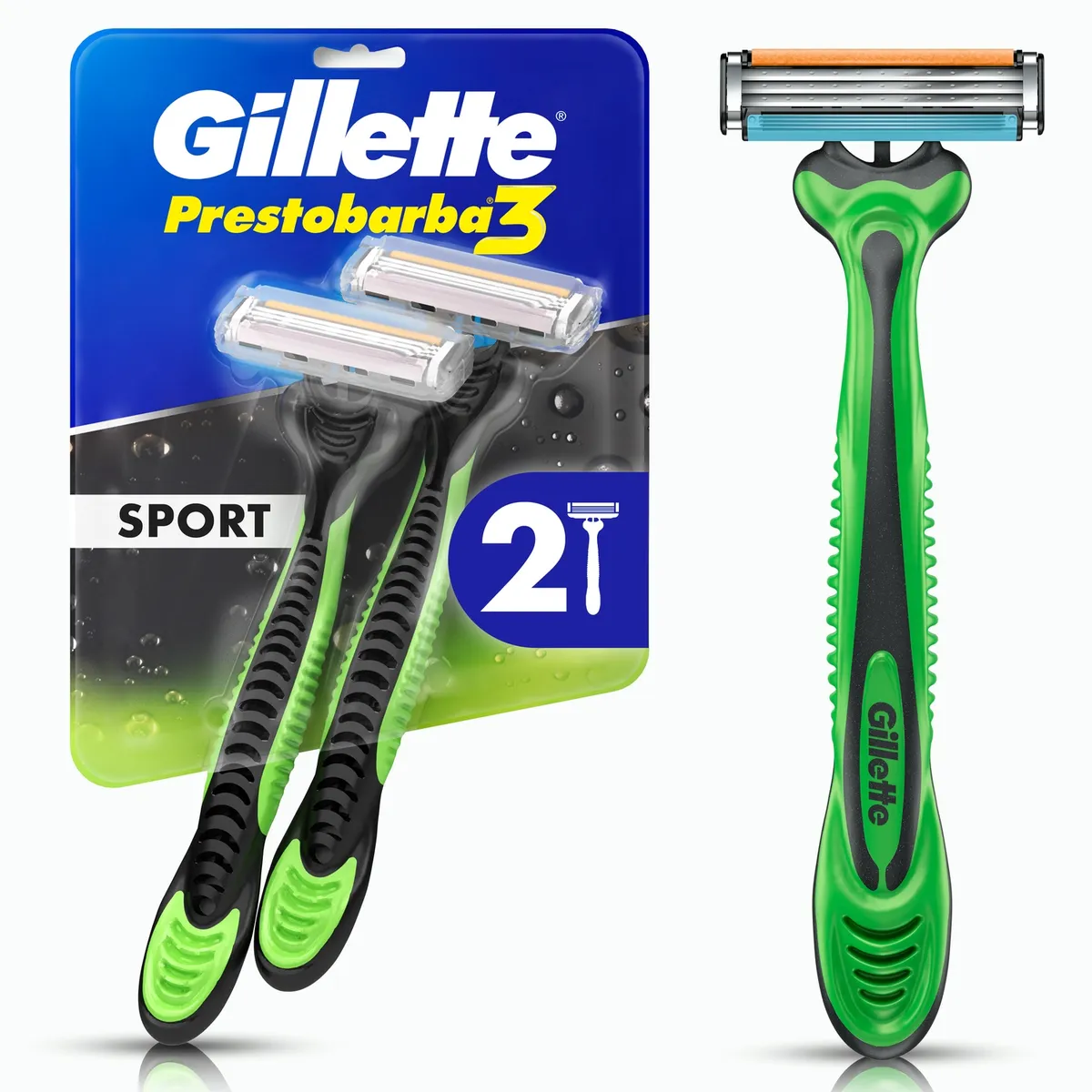 GILLETTE - Máquinas Para Afeitar Prestobarba3 Body Sense Desechables