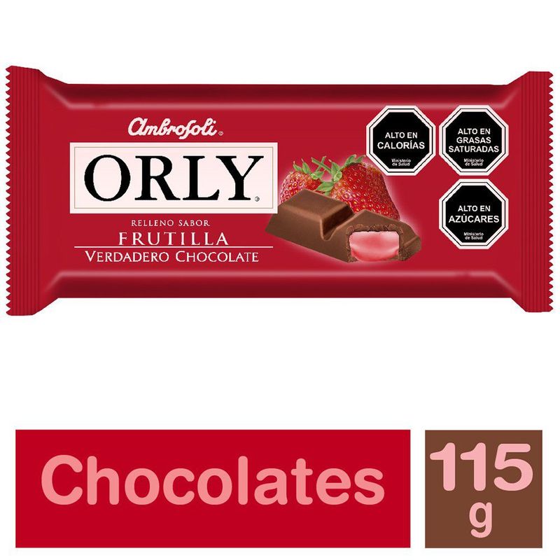 AMBROSOLI - CHOCOLATE ORLY FRUTILLA 115 GRS.TAB389414