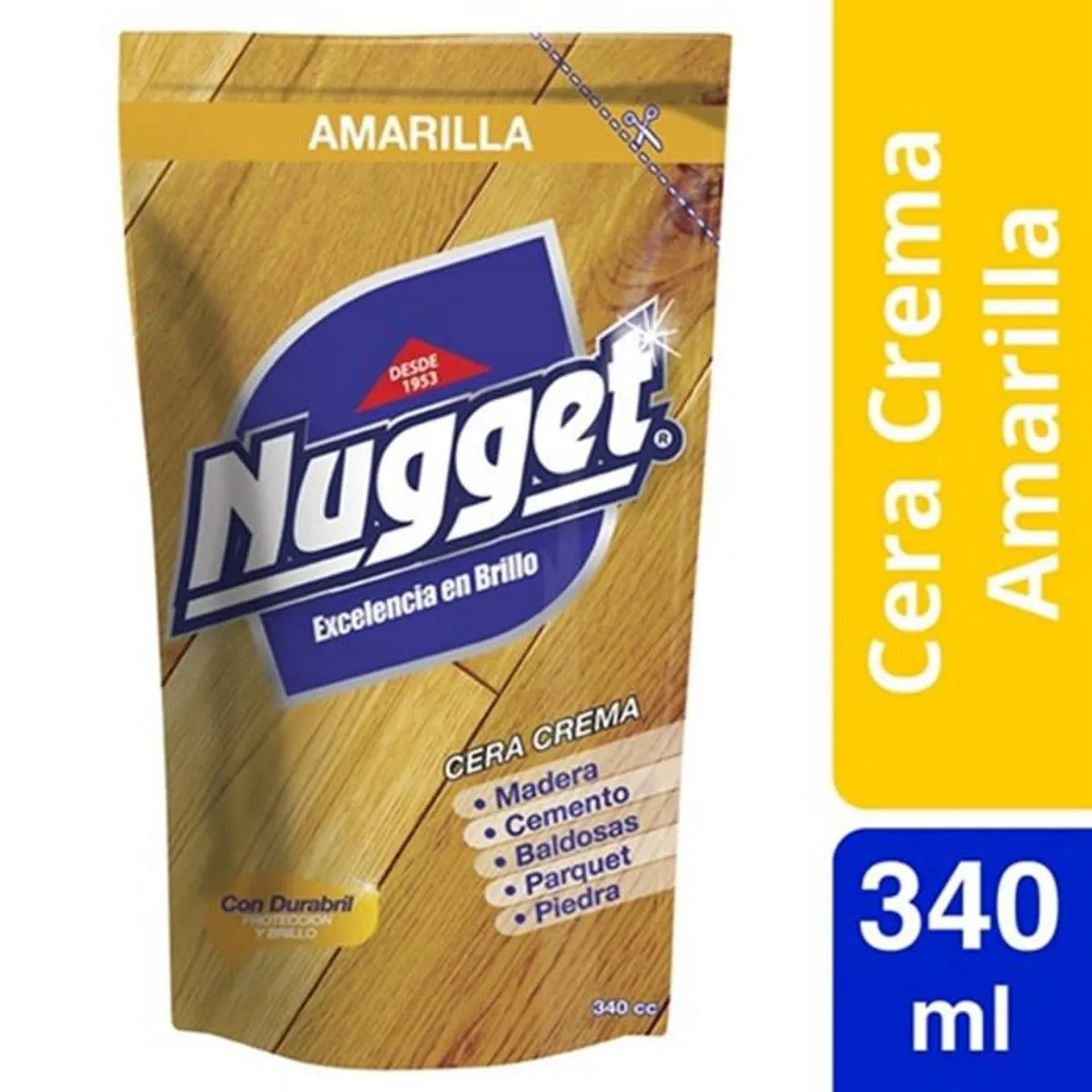 NUGGET - Cera para pisos en Crema Amarilla