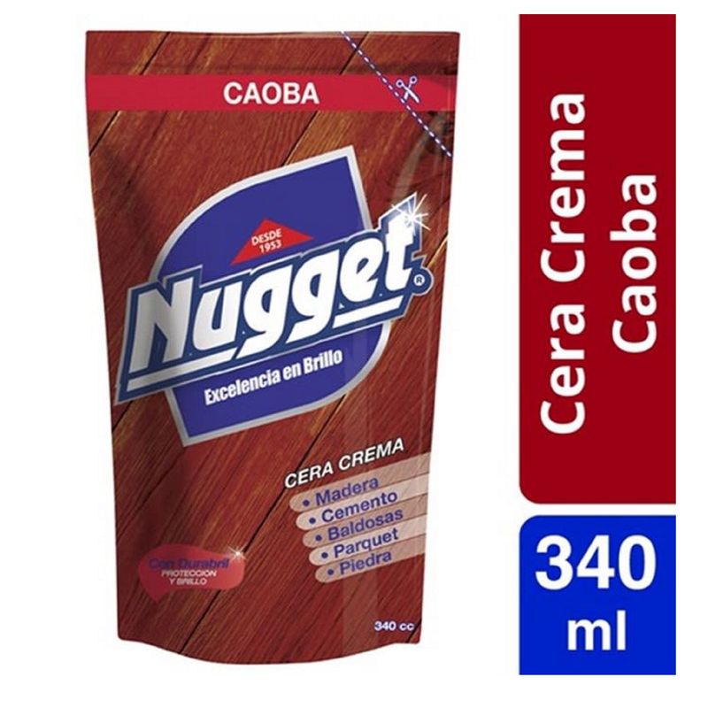 NUGGET - Cera para pisos en Crema Caoba