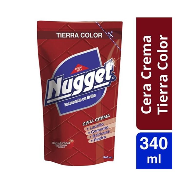 NUGGET - Cera para pisos en Crema Tierra