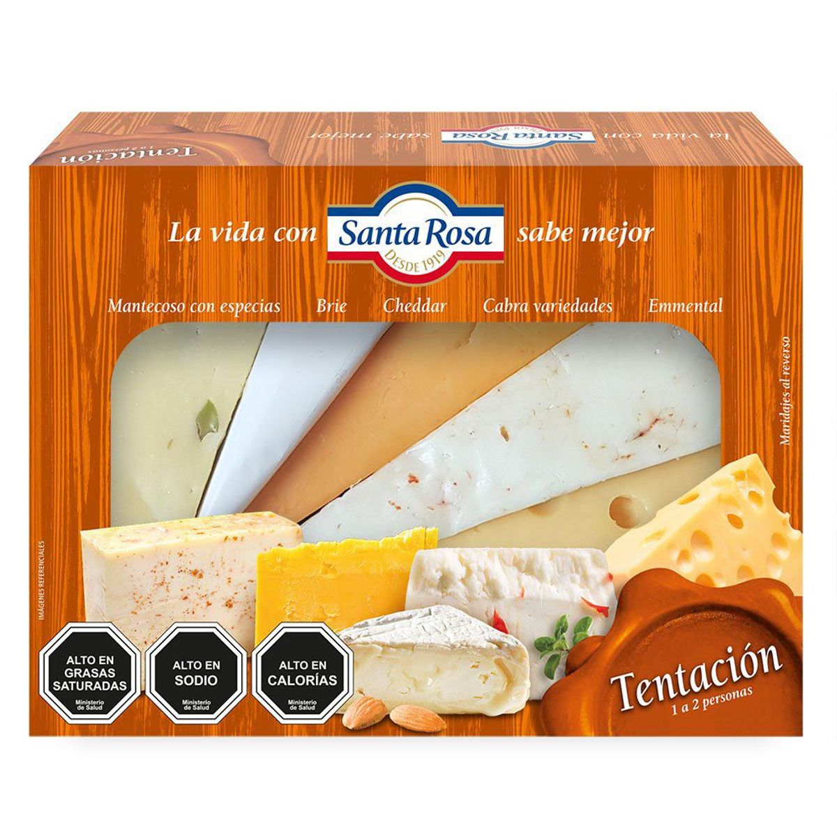 SANTA ROSA - Tabla de Queso Tentación Santa Rosa 250 g