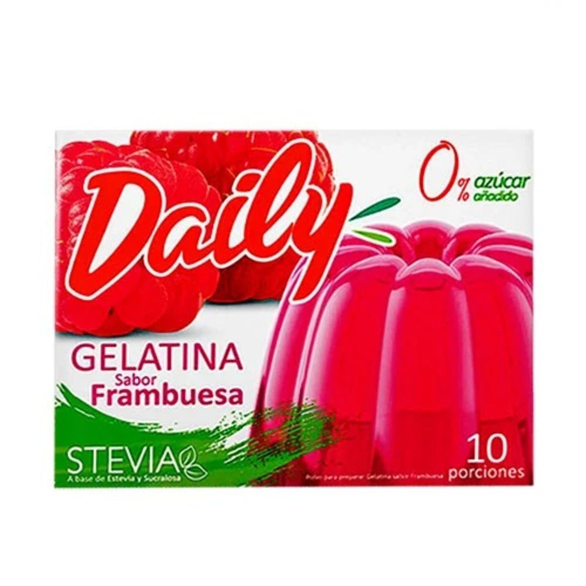 DAILY - Gelatina Daily con Stevia Sabor Frambuesa 22.5 g