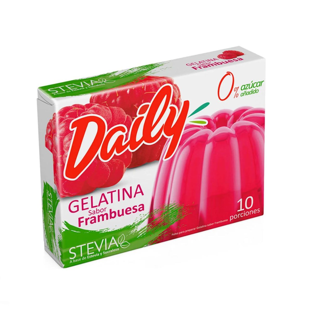 DAILY - Gelatina Daily con Stevia Sabor Frambuesa 22.5 g