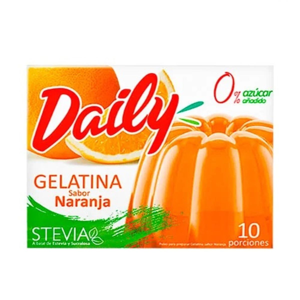 DAILY - Gelatina Daily con Stevia Sabor Naranja  22.5 g