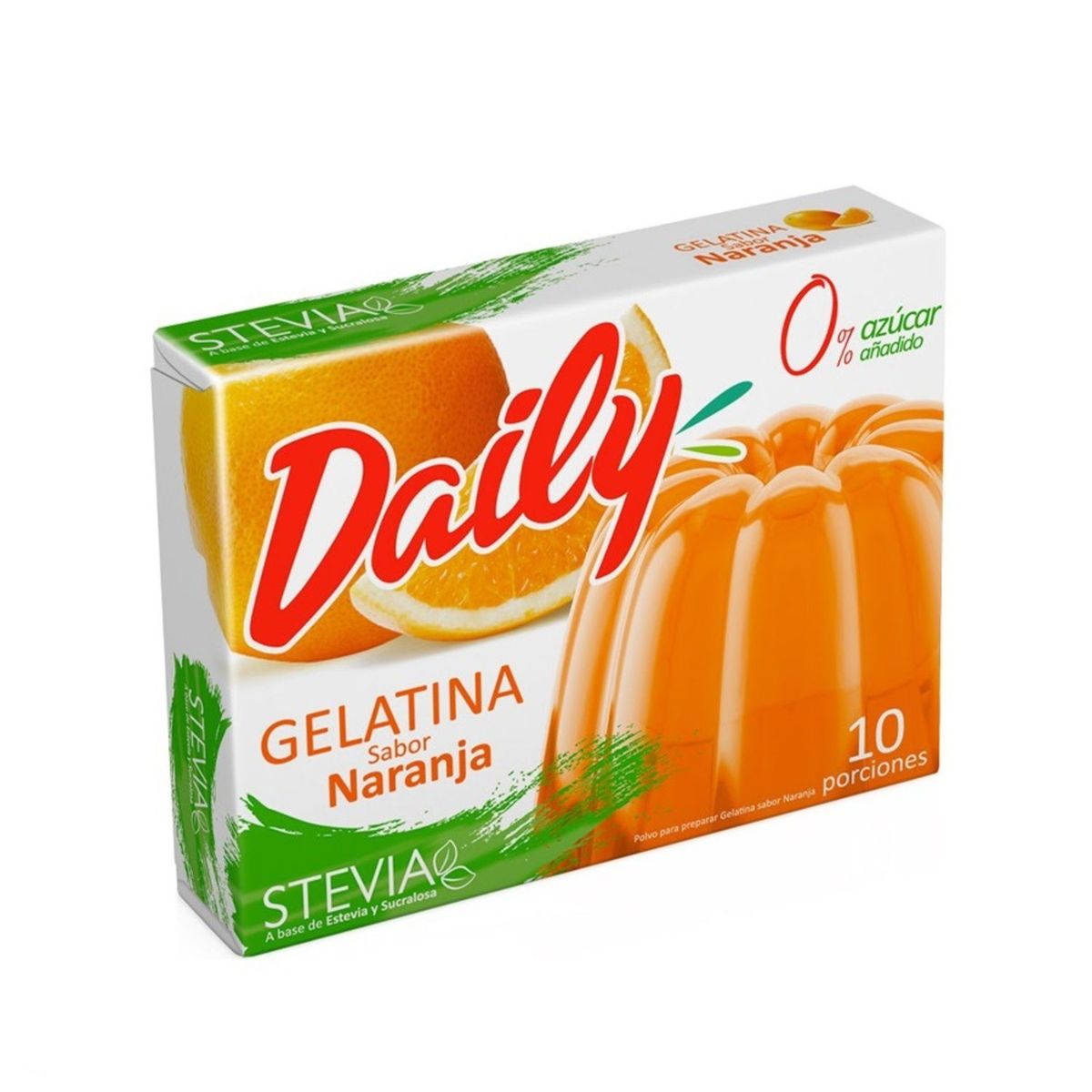 DAILY - Gelatina Daily con Stevia Sabor Naranja  22.5 g