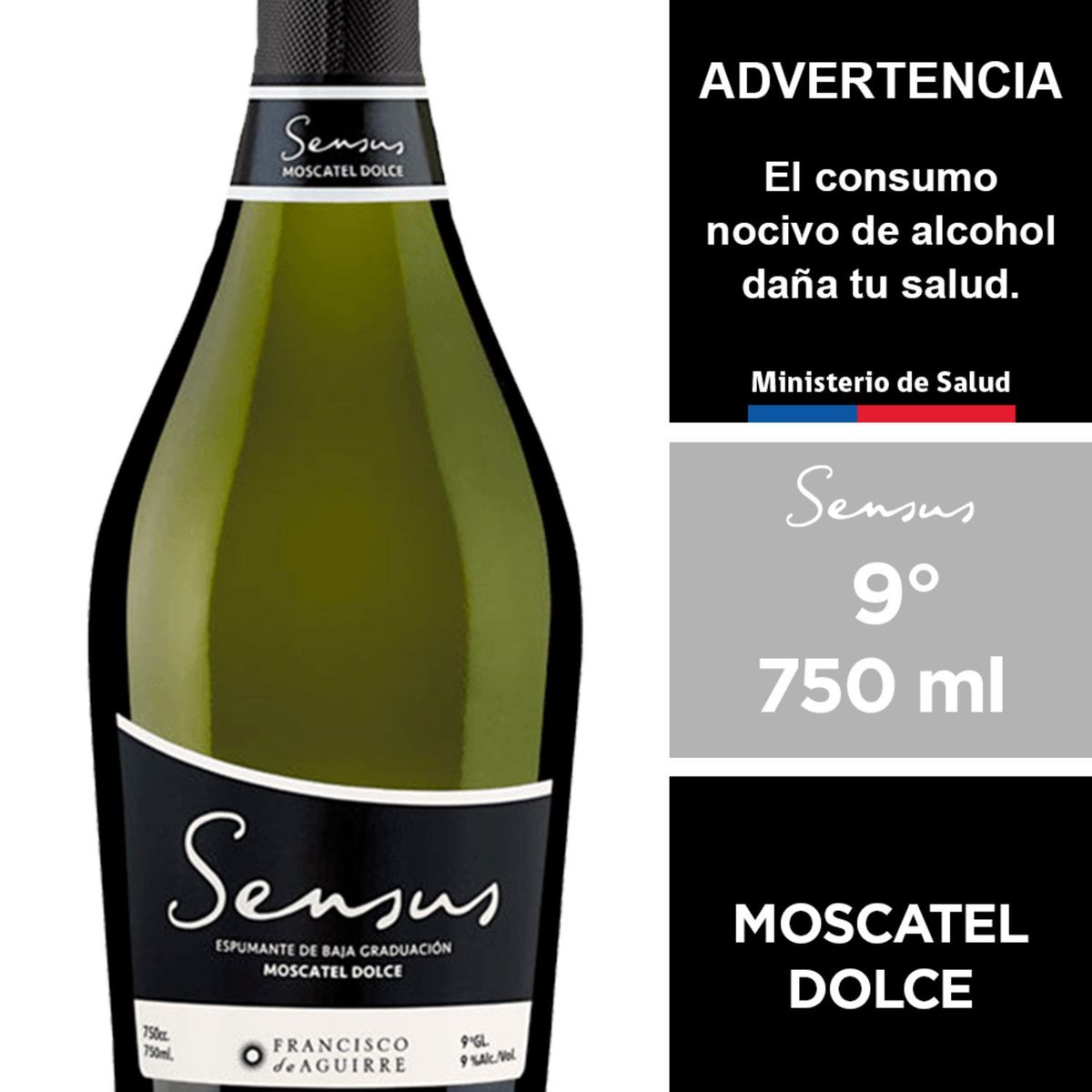 SENSUS - Espumante Moscato Dolce 9°