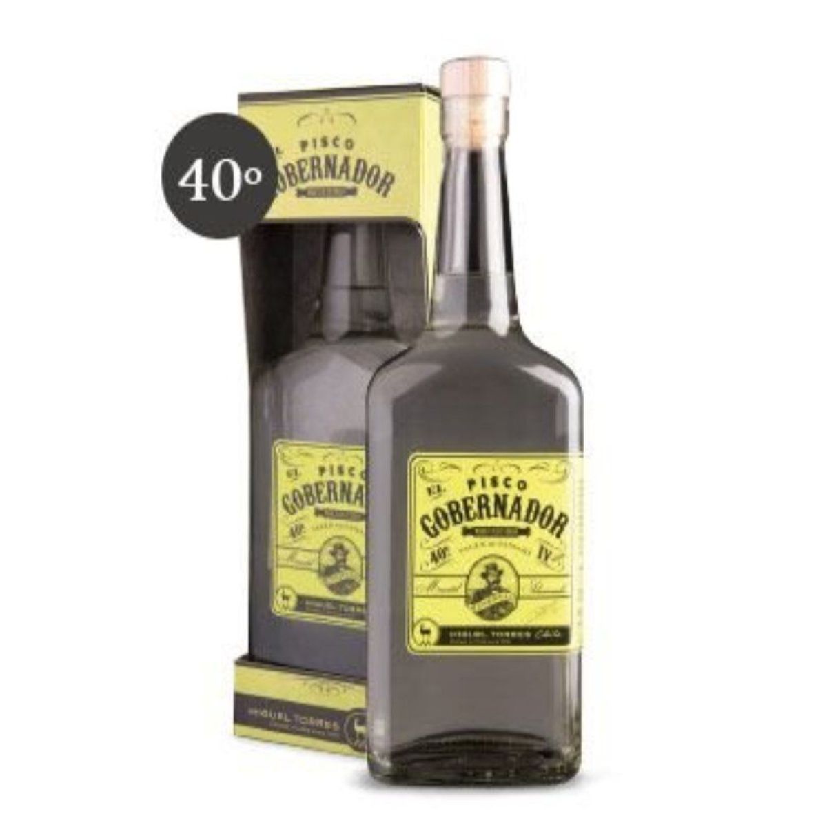 EL GOBERNADOR - Pisco El Gobernador 40º Gl