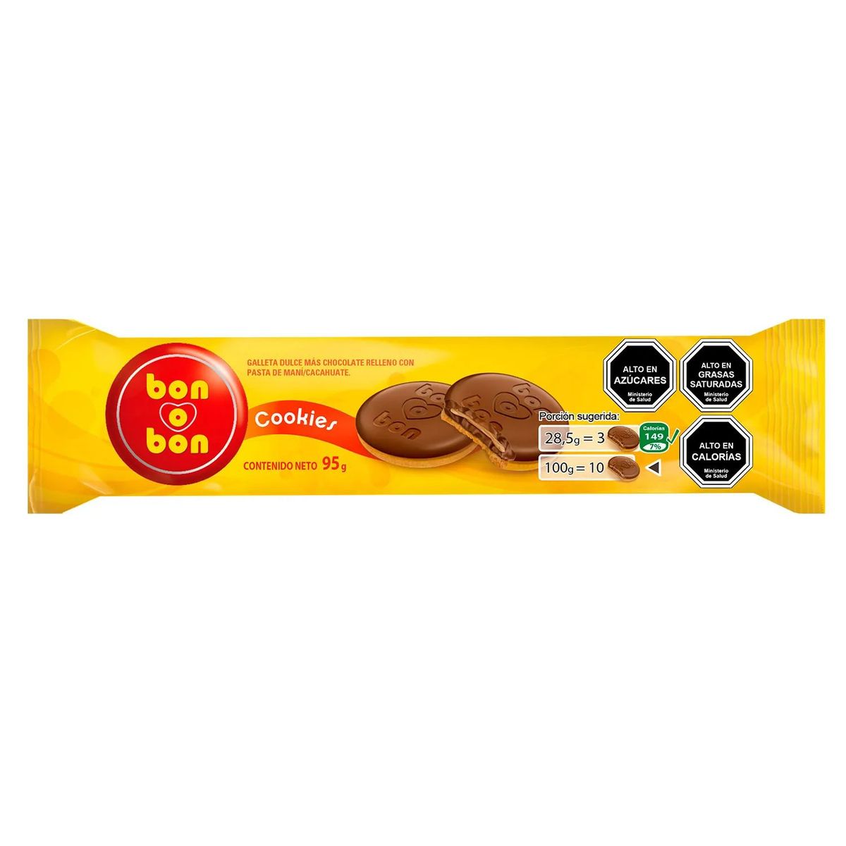 BON O BON - Galleta Bon O Bon Chocolate 95 g