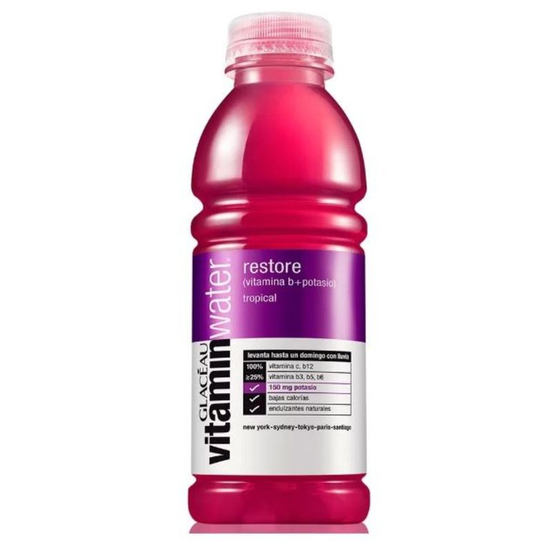 GLACEAU - AGUA VITAMINIZADA RESTORE 500 CC