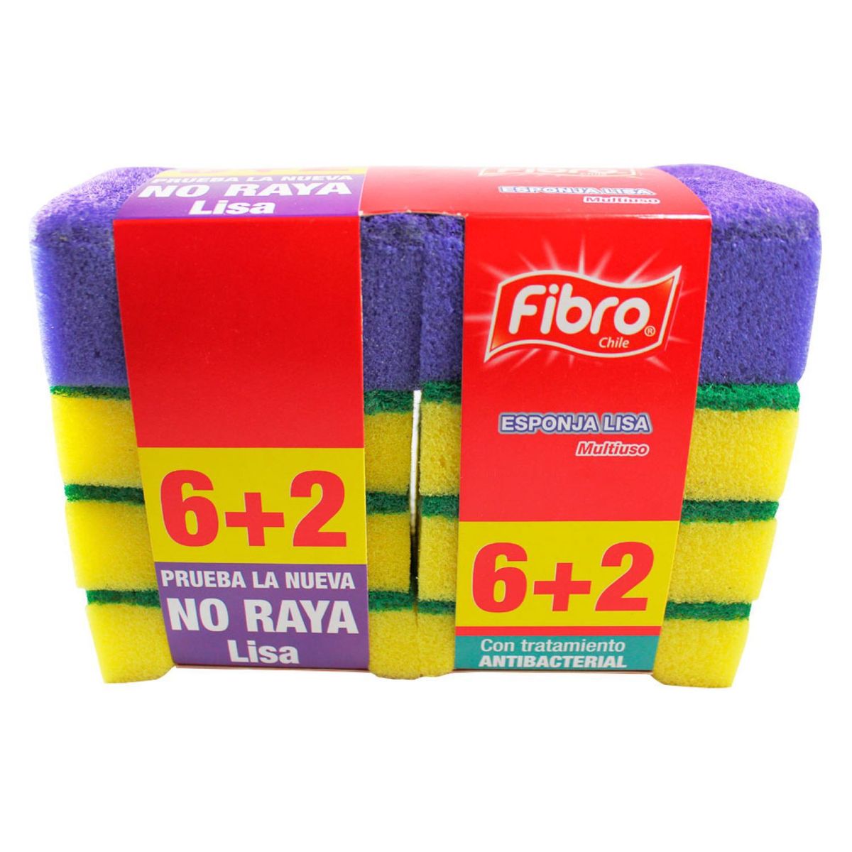 FIBRO - Esponja Lisa Multiuso Fibro 1 Un