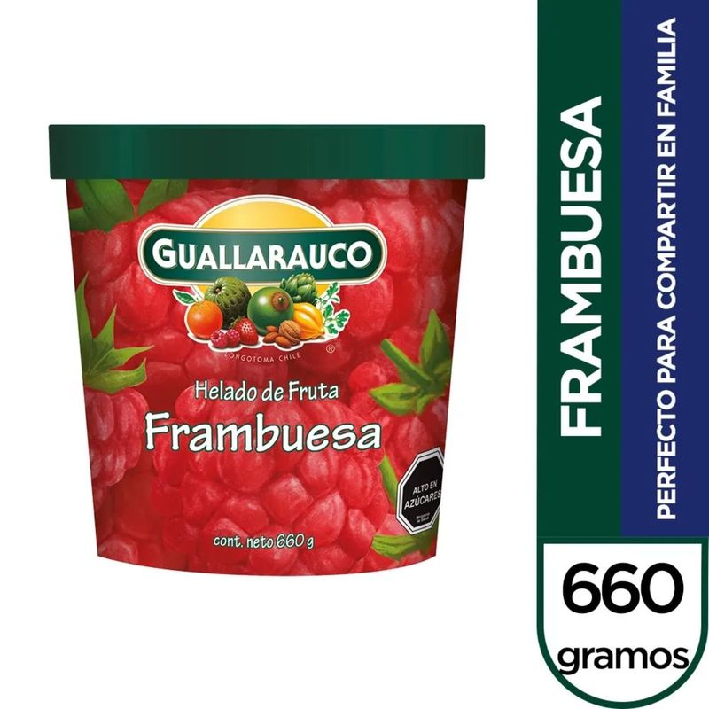GUALLARAUCO - HELADO FRAMBUESA GUALLARAUCO 900 ML