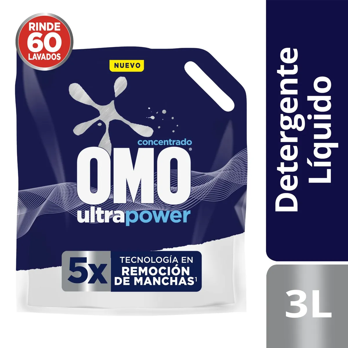 OMO - Detergente Líquido Doypack Recarga Omo 3 lt