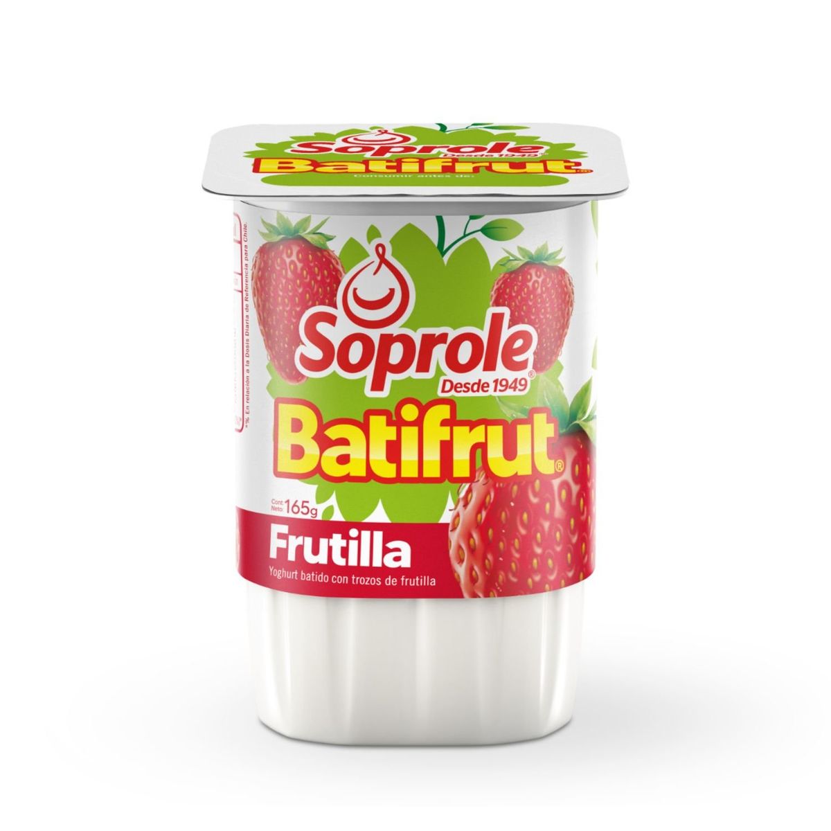 SOPROLE - Yoghurt Batifrut con Trozos de Frutilla