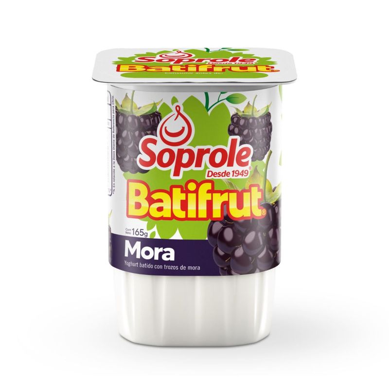 SOPROLE - Yoghurt Batifrut Sabor Mora con Trozos de Fruta
