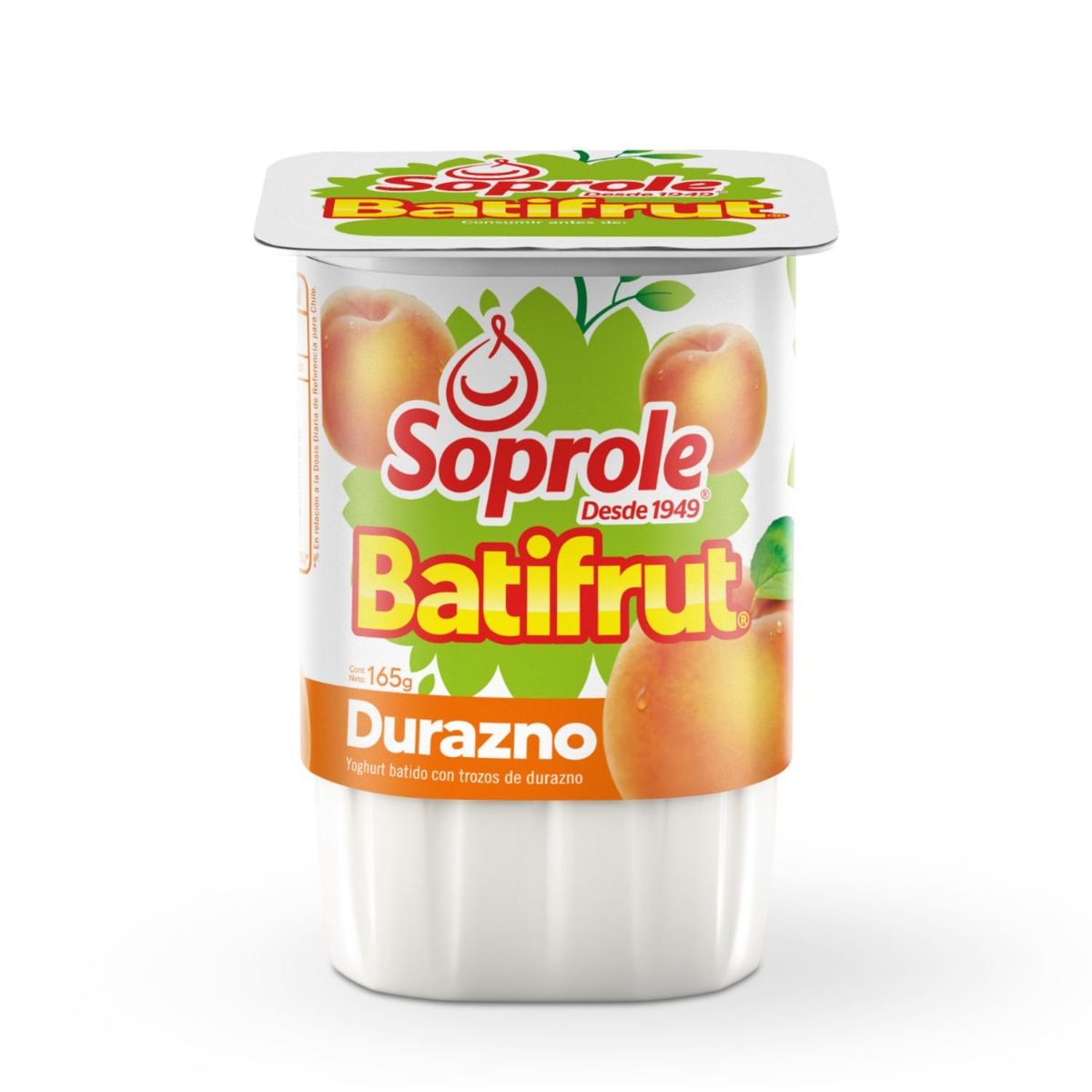 BATIFRUT - Yoghurt Batifrut Sabor Durazno con Trozos de Fruta