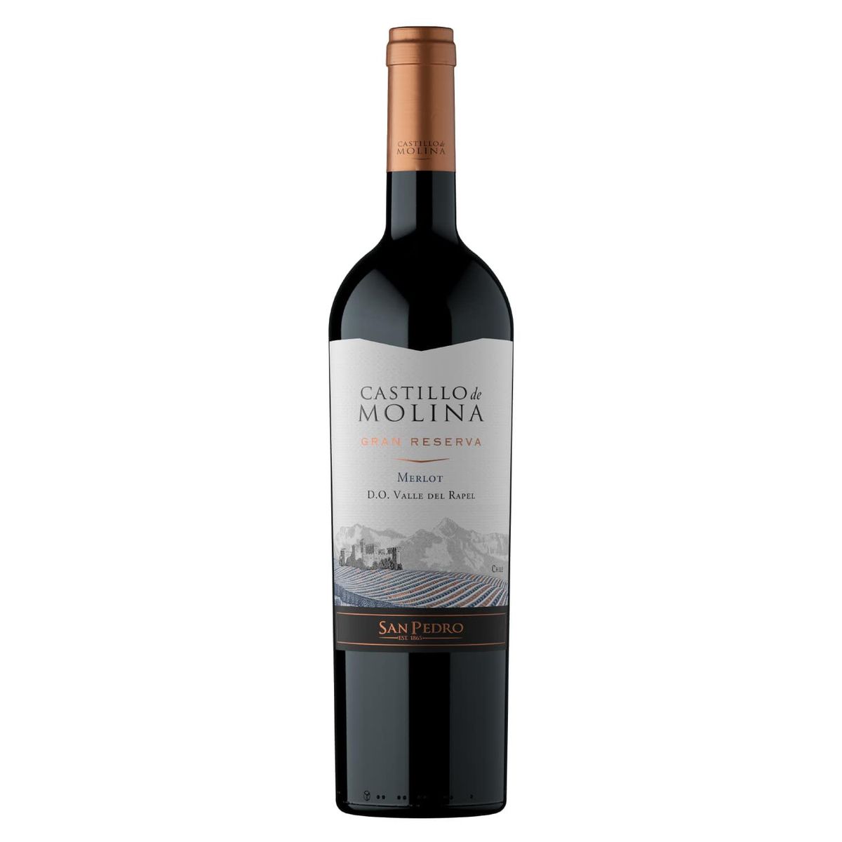 CASTILLO DE MOLINA - Vino Tinto Merlot Gran Reserva