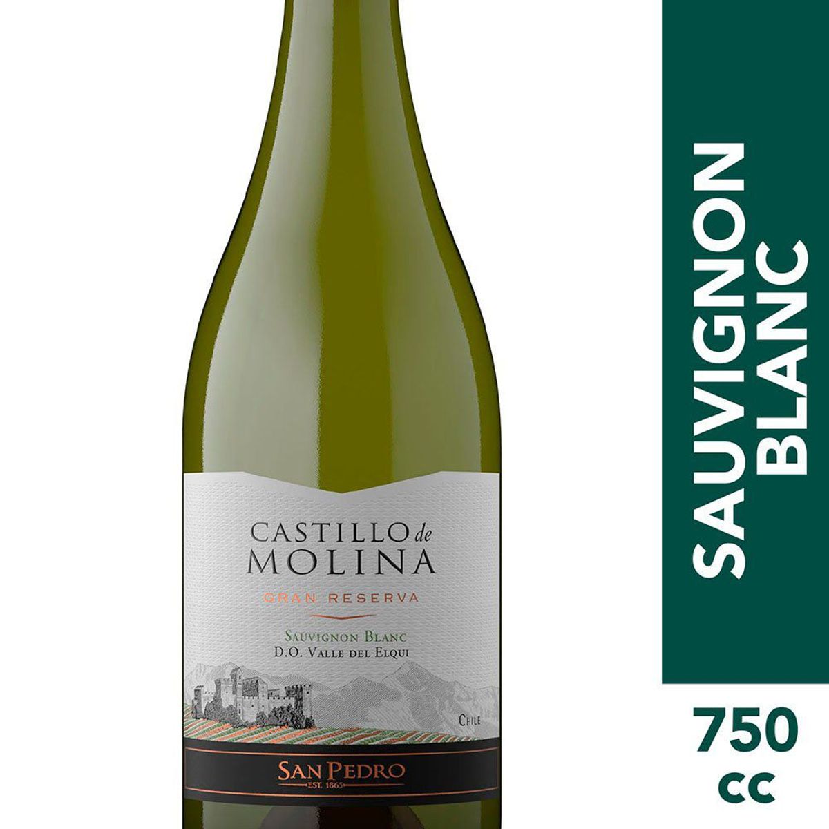 CASTILLO DE MOLINA - Vino Blanco Sauvignon Blanc Gran Reserva