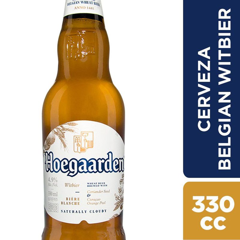 HOEGAARDEN - CERVEZA HOEGAARDEN BOTELLIN 330 UN