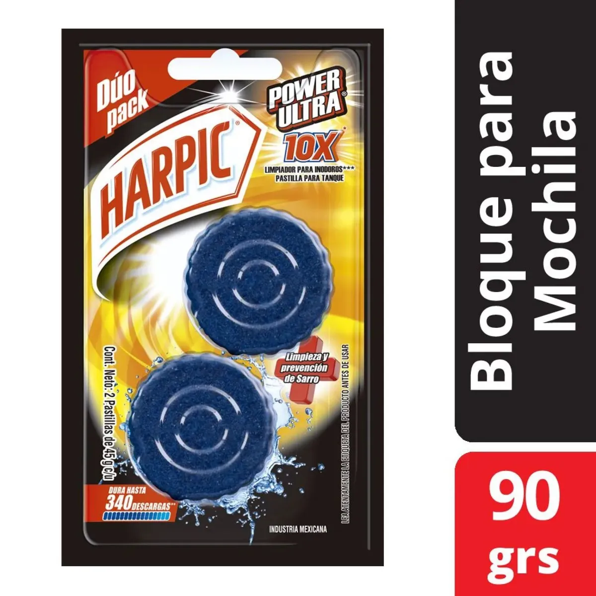 HARPIC - Pastilla para Inodoro Azul Harpic 2 x 45 g