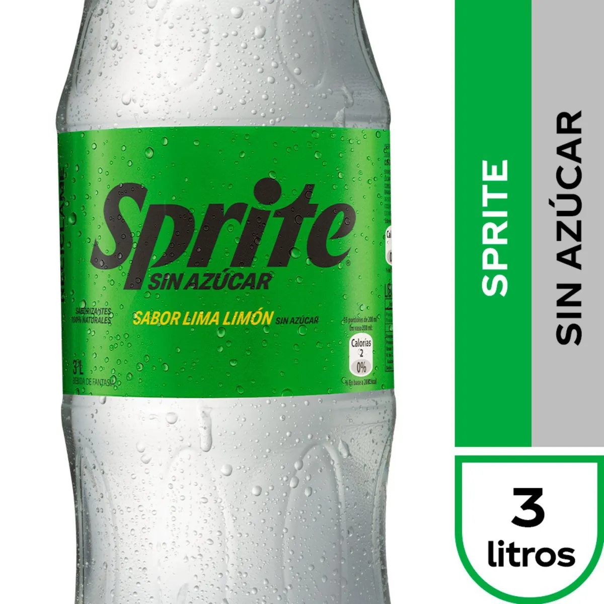 SPRITE - Bebida Sprite Sin Azúcar 3 L