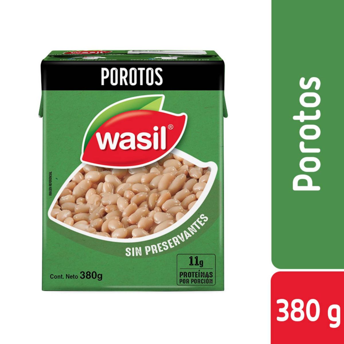 WASIL - Porotos Wasil en Tetrapack 380 g