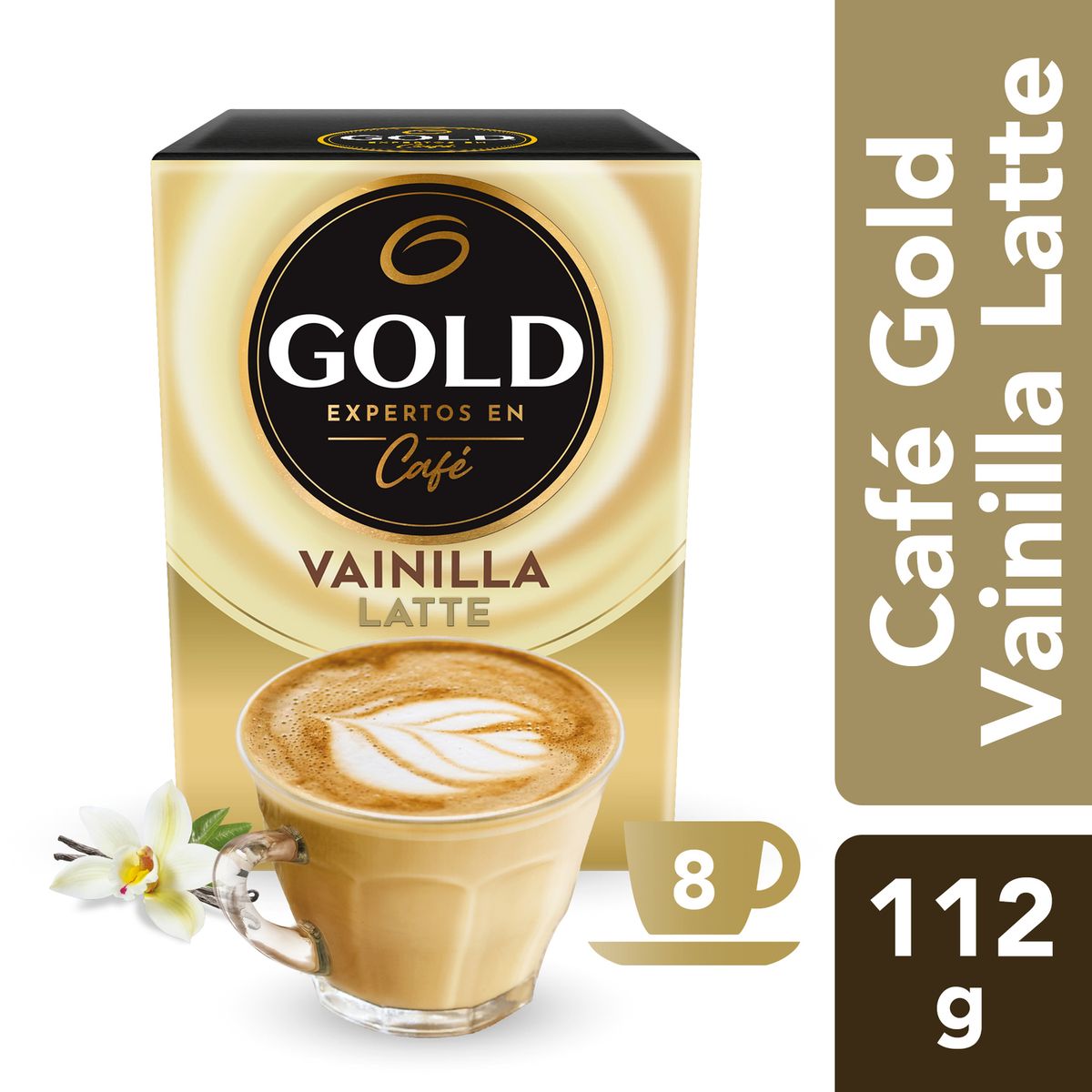 GOLD - Café Tentaciones Vainilla 8 Sobres
