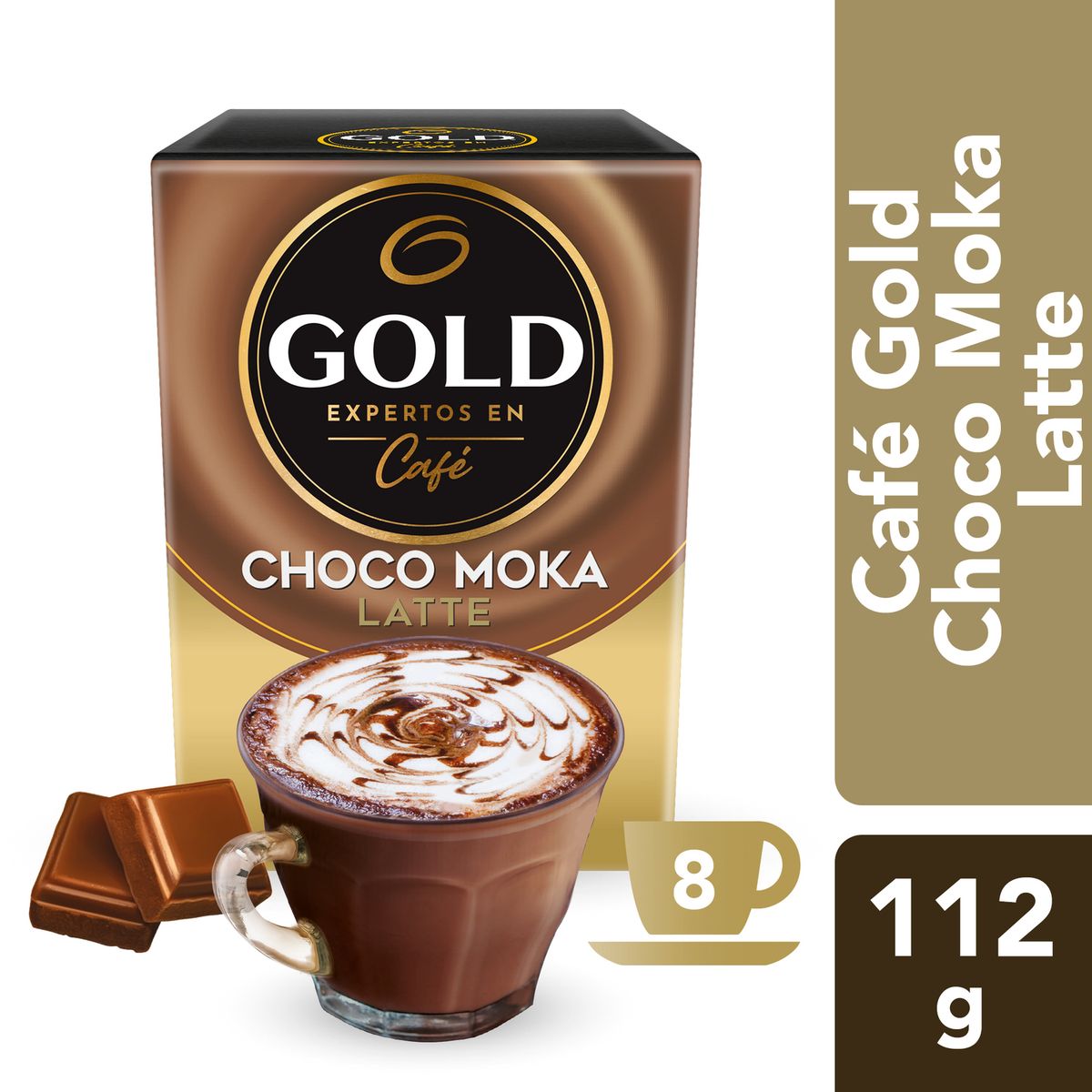 GOLD - Café Tentaciones Moka 8 Sobres