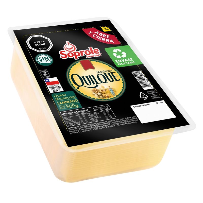 QUILQUE - Queso Mantecoso Laminado Quilque 500 g