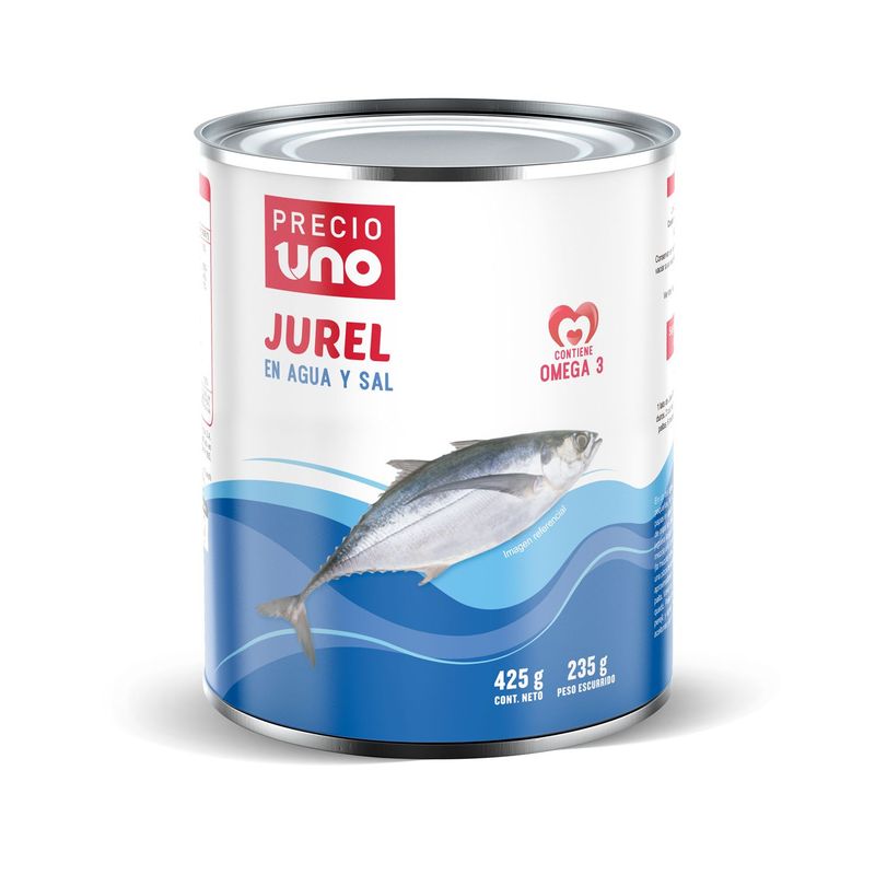 PRECIO UNO - Jurel en Agua Precio Uno 425 g