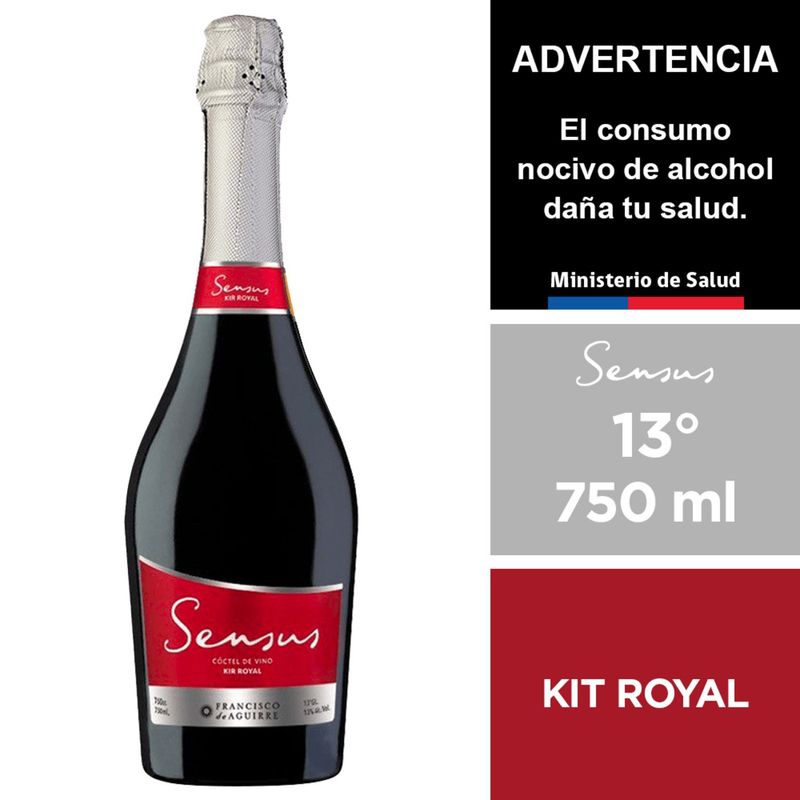 SENSUS - ESPUM. SEN. KIR ROYAL 13G GLL X 750 CC