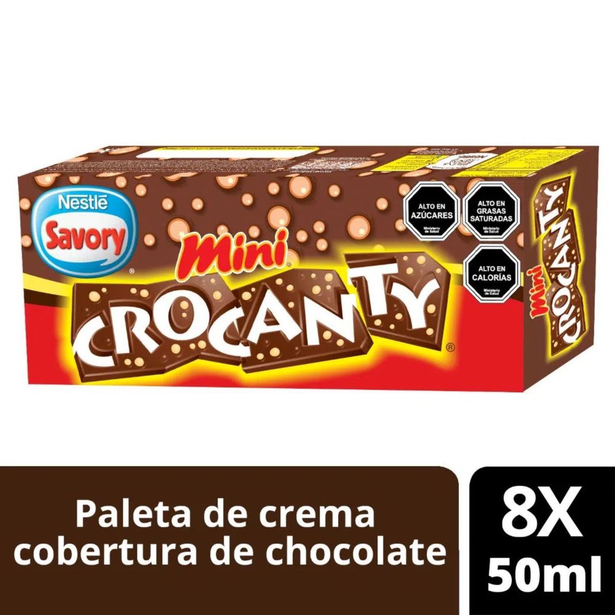 SAVORY - CAJA MINI CROCANTY 8 UN 400 GR SAVORY.