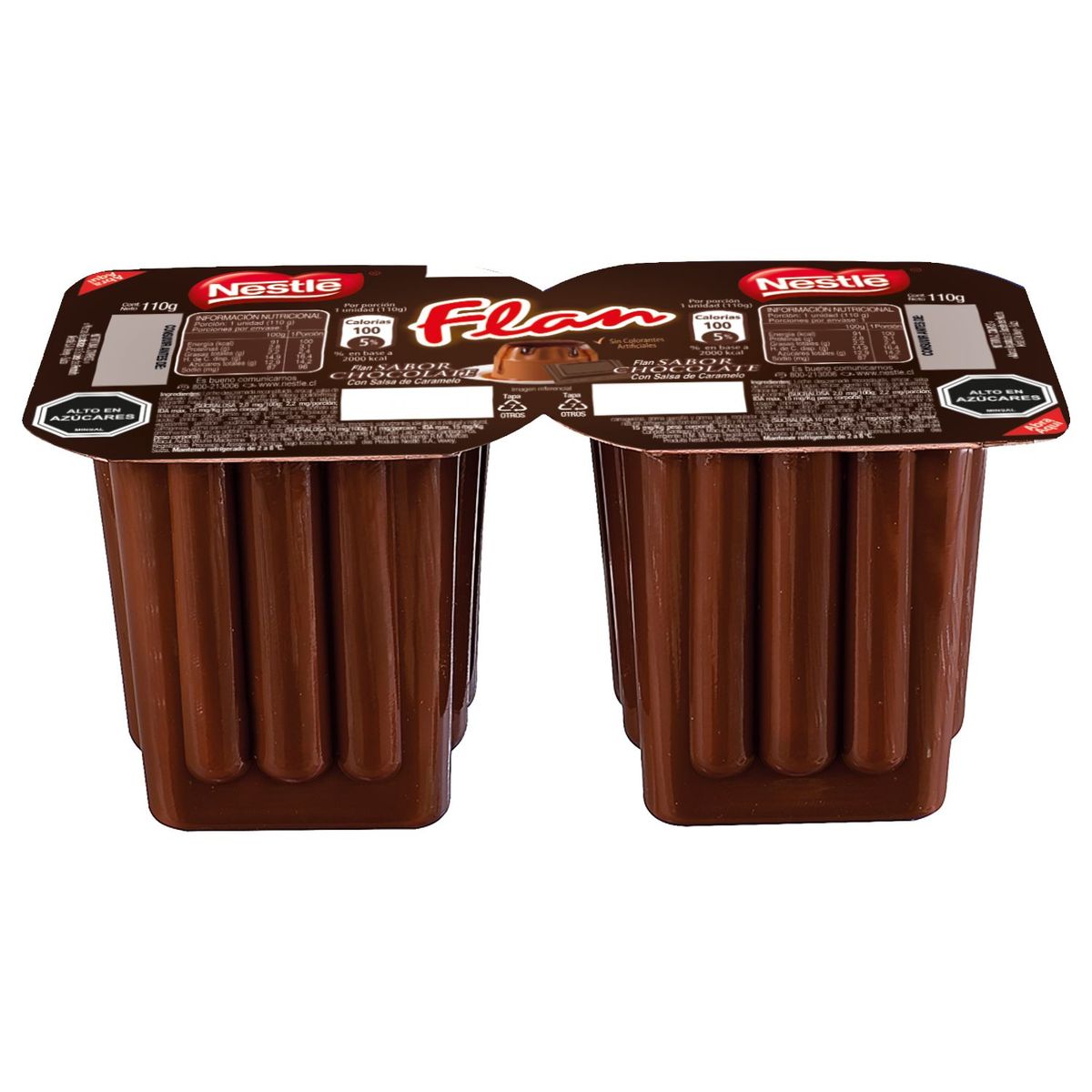 NESTLE - Flan Sabor Chocolate Nestle 110 g
