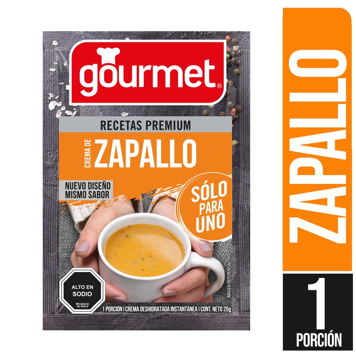 GOURMET - Crema De Zapallo Solo Para Uno 20 G