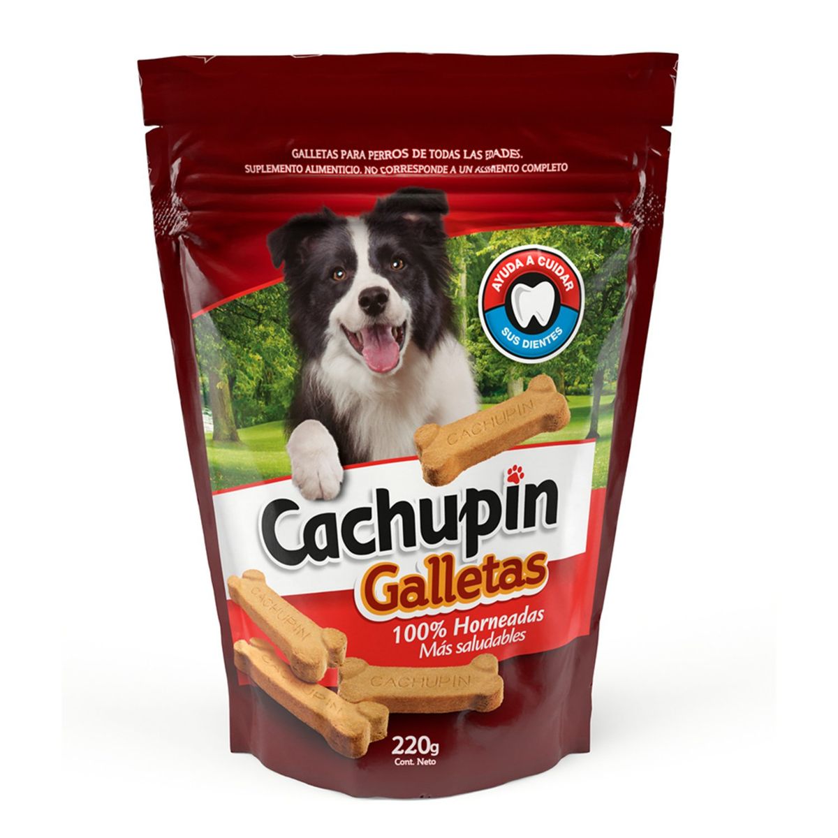 CACHUPIN - Galletas para Perro Adulto Sabor Carne 220 g
