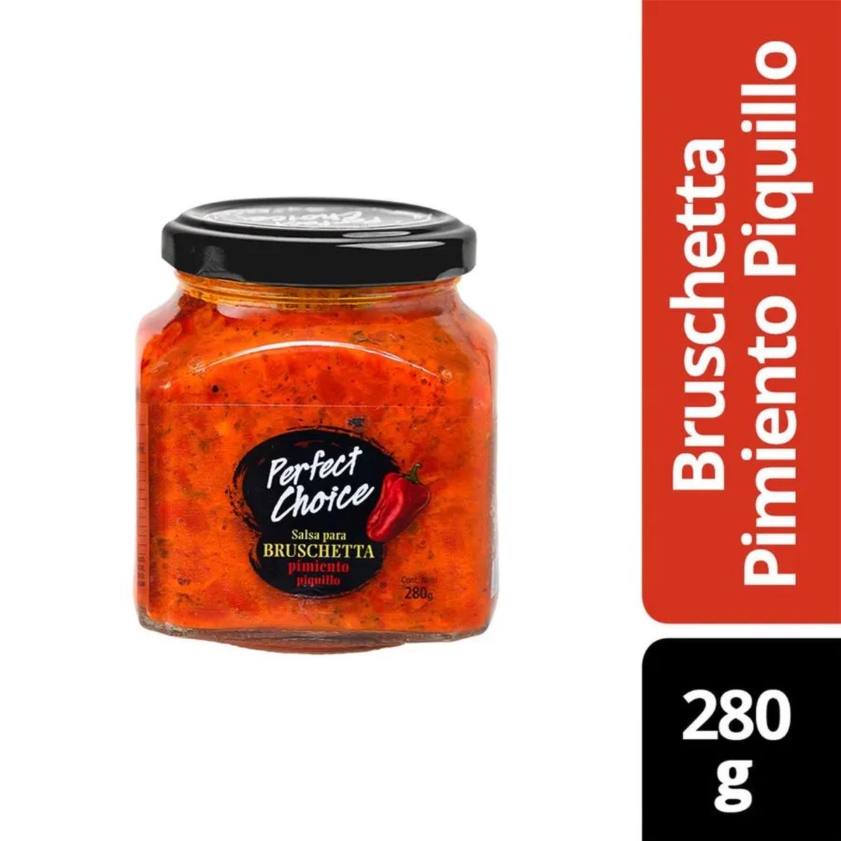 PERFECT CHOICE - Salsa para Bruschetta Pimiento Piquillo Perfect Choice 280 g