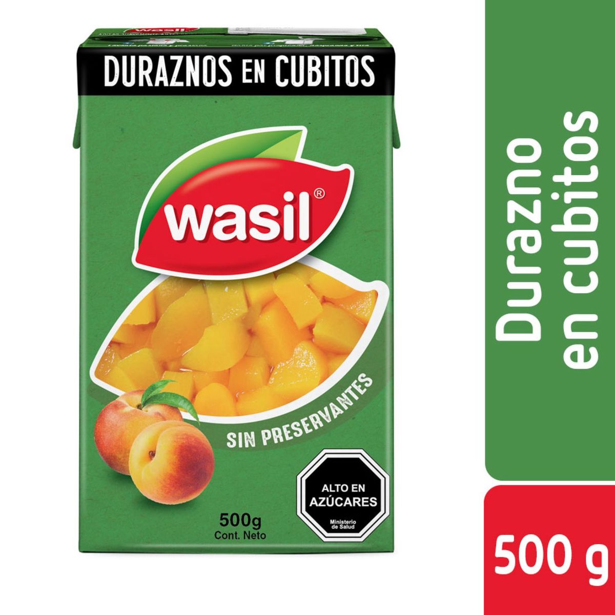 WASIL - Duraznos en Cubitos Wasil 500 g