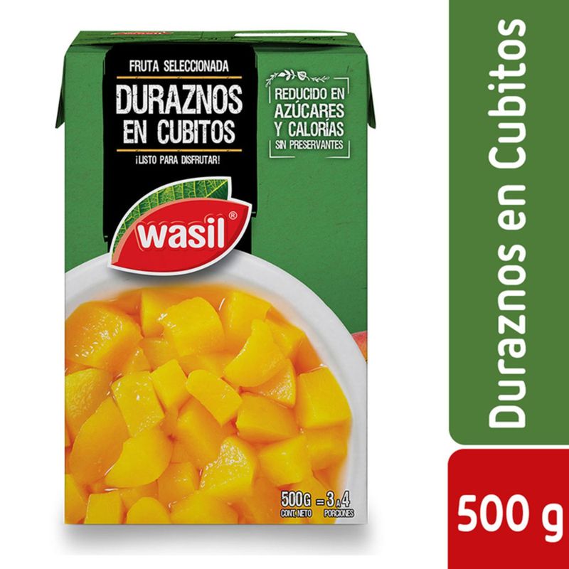 WASIL - Duraznos en Cubitos Wasil 500 g