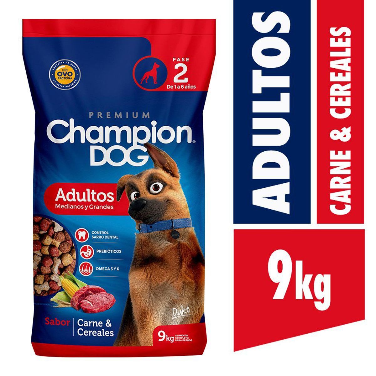 CHAMPION DOG - Alimento para Perro Carne Cereal