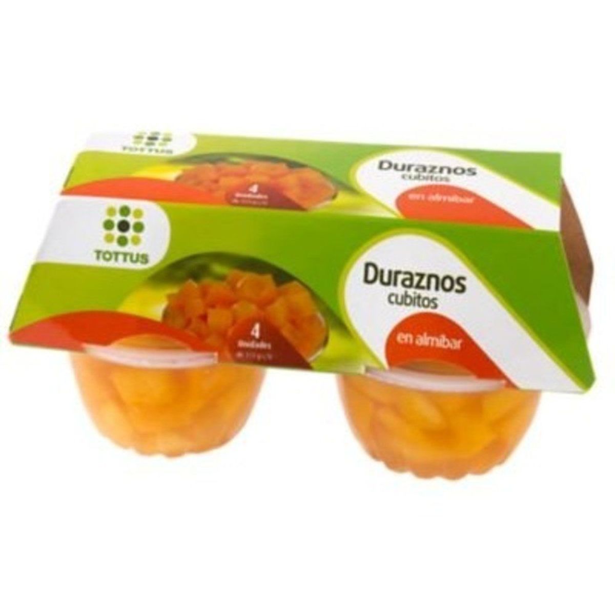 TOTTUS - Pack Cups Durazno Trocitos