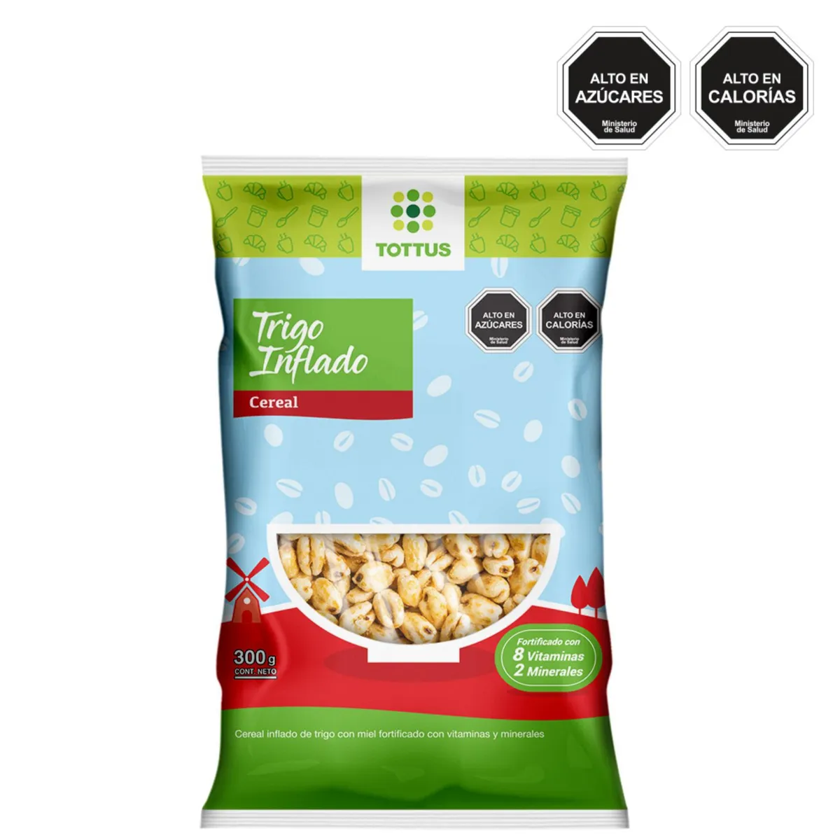 TOTTUS - Cereal Inflado Trigo