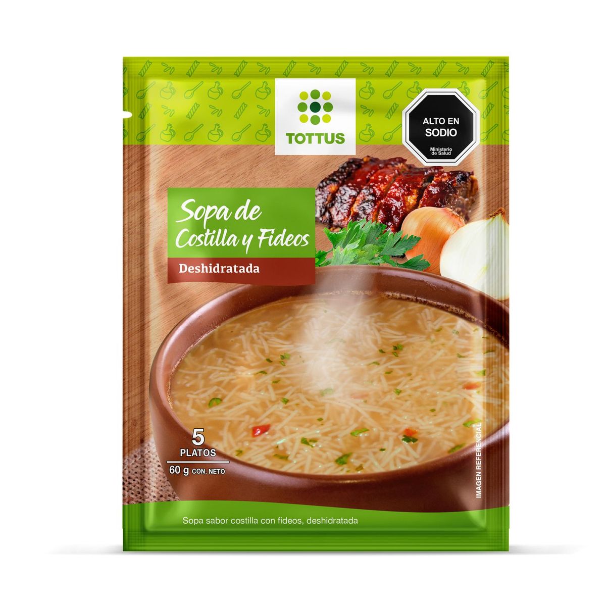 TOTTUS - Sopa De Costilla Con Fideos