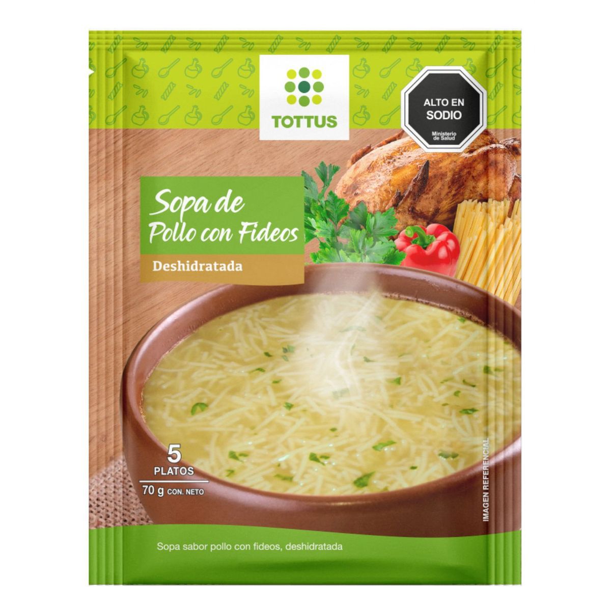 TOTTUS - Sopa Pollo con Fideos