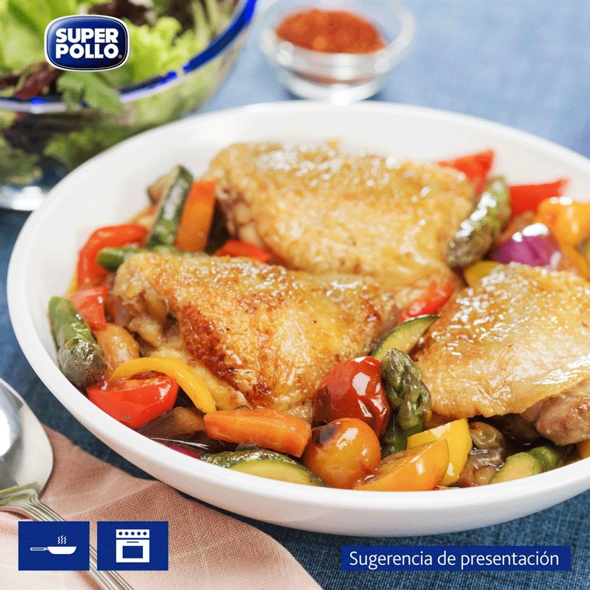 SUPER POLLO - Tuto Corto de Pollo Congelado Super Pollo 800 g